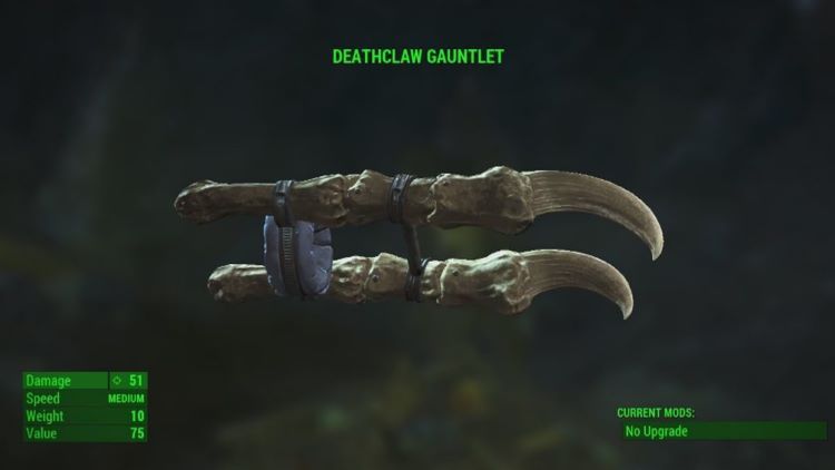 fallout 4 deathclaw gaunlets