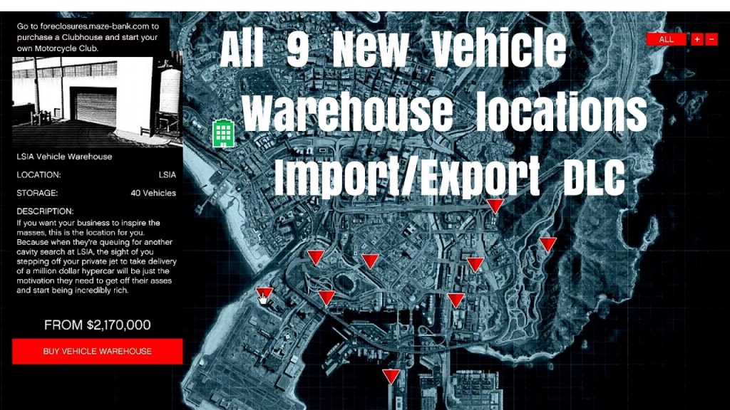 gta online warehouse location