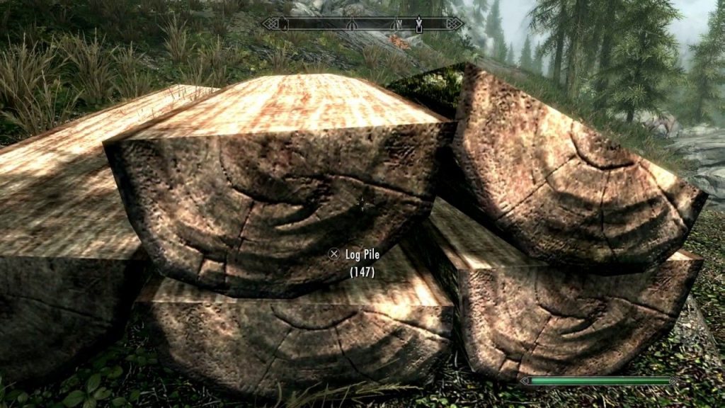 skyrim where to find wood