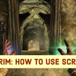 skyrim how to use a scroll