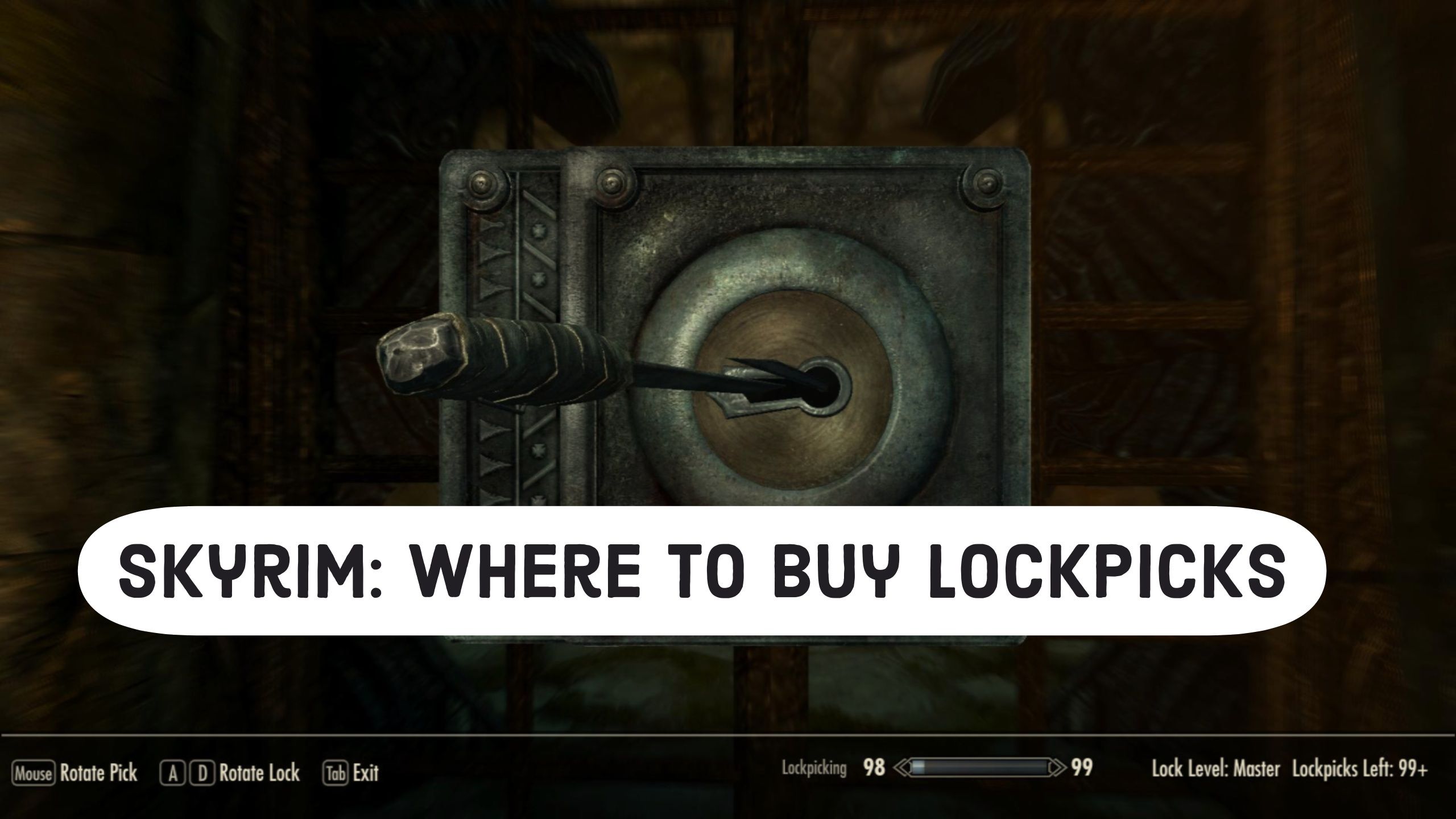 skyrim where to buy lockpicks