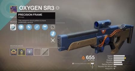 Oxygen SR3 Scout Rifle